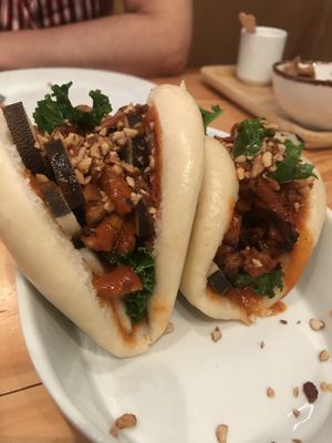 Baos at Rasoterra in Barcelona