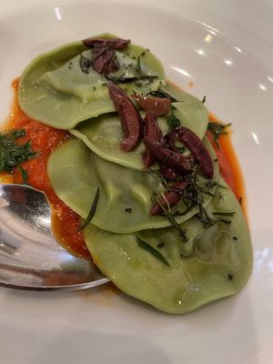 Pasta at Rasoterra in Barcelona