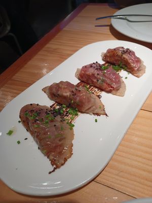 Gyozas de remolacha at Rasoterra in Barcelona
