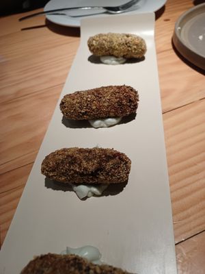 Croquetas at Rasoterra in Barcelona