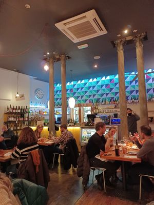 Ambiente del local at Rasoterra in Barcelona