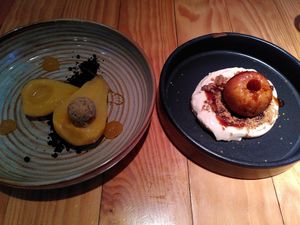 Dessert at Rasoterra in Barcelona