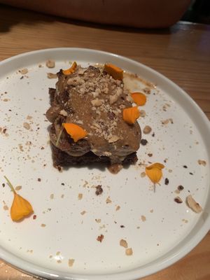 Coffee Sponge Cake - highly recommended!  at Rasoterra in Barcelona