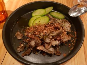 Maitake mushroom at Rasoterra in Barcelona