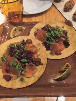 Tacos at Rasoterra in Barcelona