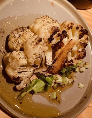 Cauliflower starter  at Rasoterra in Barcelona