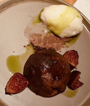 Gig dessert  at Rasoterra in Barcelona