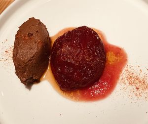 Tomato dessert (amazing)  at Rasoterra in Barcelona