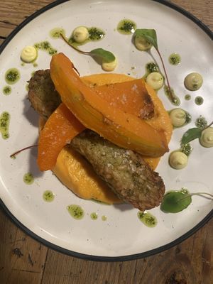 Tempeh and pumpkin  #Veganuary at Rasoterra in Barcelona