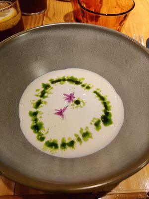 Ajoblanco at Rasoterra in Barcelona