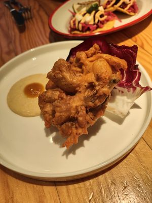Seta en tempura at Rasoterra in Barcelona