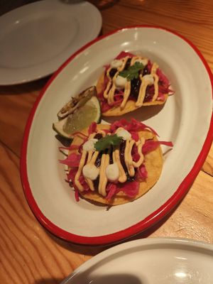 Tacos de sandía at Rasoterra in Barcelona