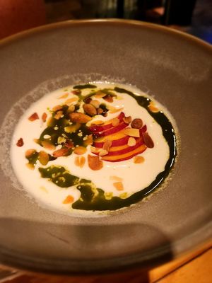 Ajoblanco at Rasoterra in Barcelona