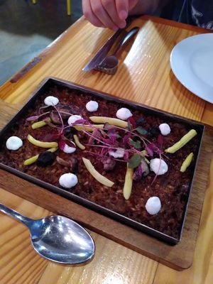 Main 1 - baked brown rice at Rasoterra in Barcelona