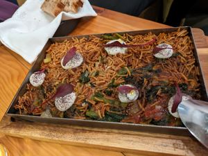 Fideua at Rasoterra in Barcelona