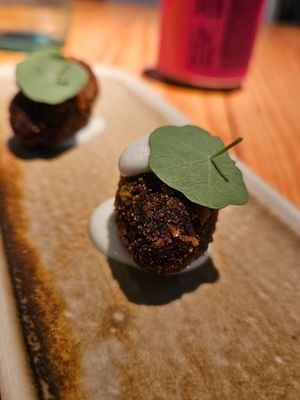 Spinach Croquette at Rasoterra in Barcelona