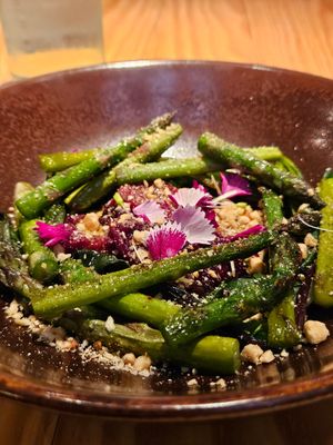 Beetroot & Asparagus at Rasoterra in Barcelona