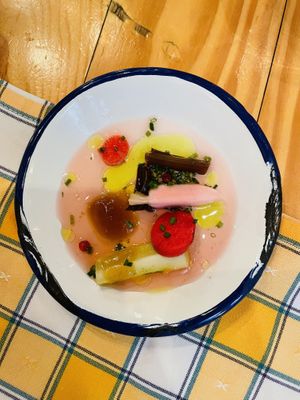 Amuse bouche  at Rasoterra in Barcelona