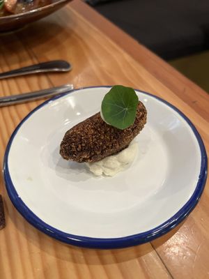 Croquette  at Rasoterra in Barcelona