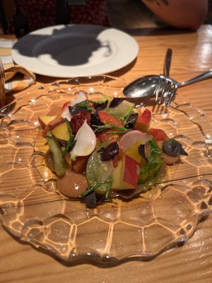 Heirloom TOMATOES  at Rasoterra in Barcelona