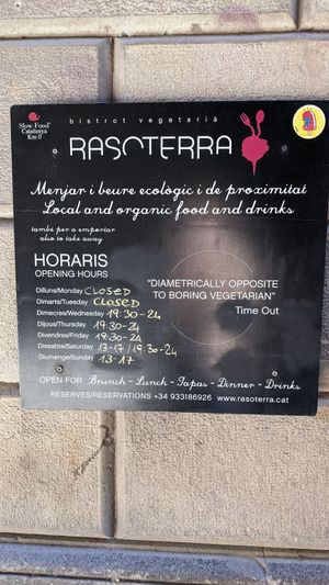  at Rasoterra in Barcelona