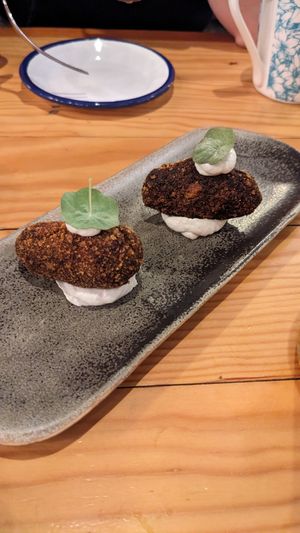 Croquettes at Rasoterra in Barcelona