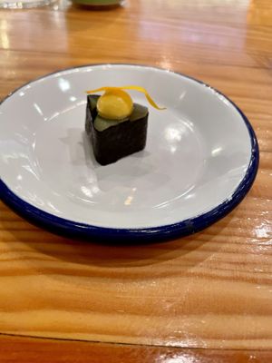 Entree  at Rasoterra in Barcelona