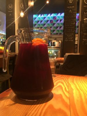 Pitcher of sangria, very good! at Rasoterra in Barcelona