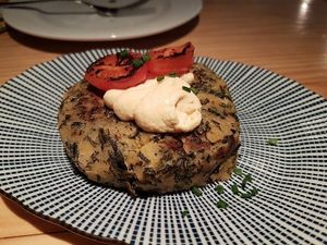 potato mash at Rasoterra in Barcelona