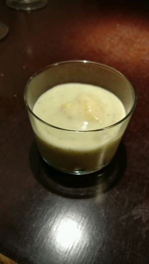 dessert, suuper tasty. vegan at Rasoterra in Barcelona