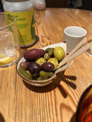 Olives  at Rasoterra in Barcelona