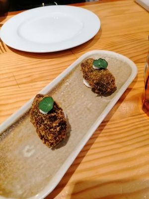 Croquettes at Rasoterra in Barcelona
