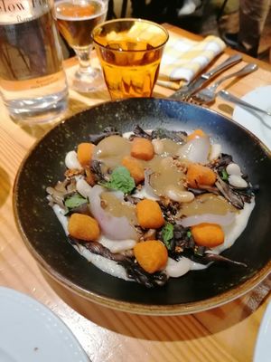 Pumpking gnocchis at Rasoterra in Barcelona