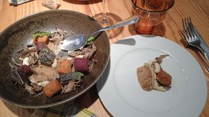 Gnocchi de moniato at Rasoterra in Barcelona