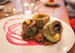 artichokes at Rasoterra in Barcelona