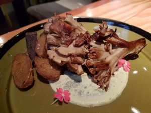 wild mushrooms at Rasoterra in Barcelona