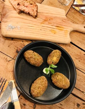 Entree  at Rasoterra in Barcelona