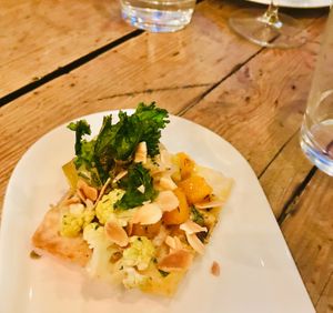 Crispy kale at Rasoterra in Barcelona