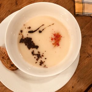 Soup at Rasoterra in Barcelona