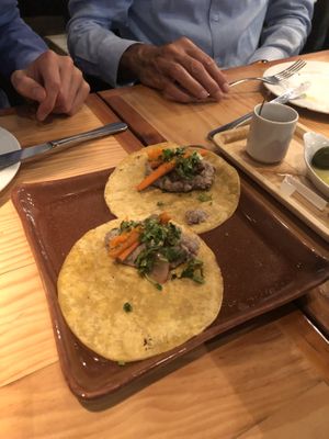 Tacos at Rasoterra in Barcelona