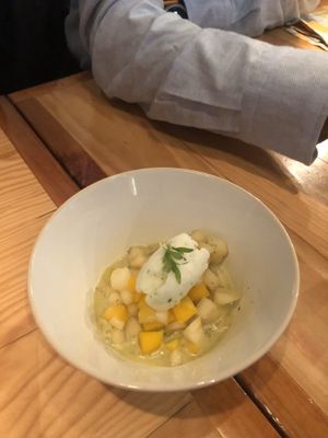 Dessert at Rasoterra in Barcelona