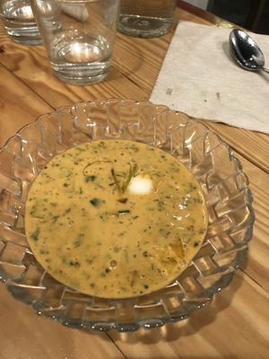 Ceviche as a dessert. A masterchief full of taste at Rasoterra in Barcelona