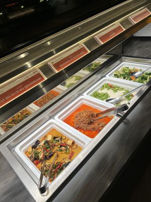 Vegan cold dishes   at Pong Skrapan in Stockholm