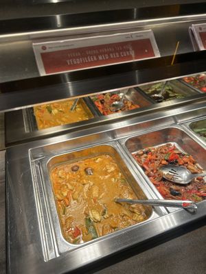 Warm dishes  at Pong Skrapan in Stockholm