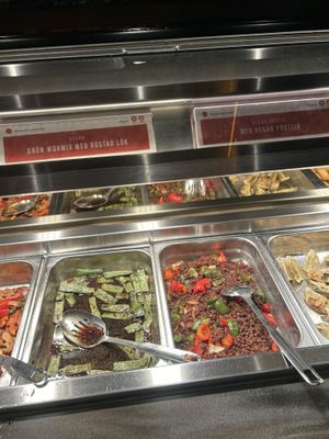 Warm dishes   at Pong Skrapan in Stockholm