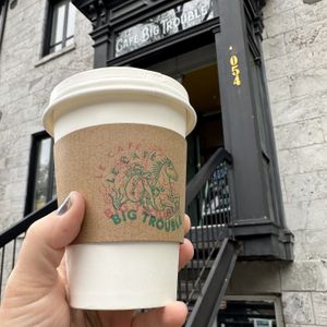 Americano (to-go)  at Le Café Big Trouble in Montreal