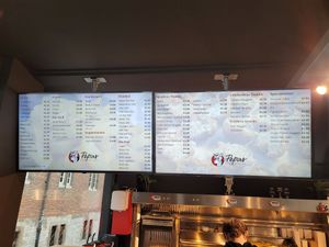 Menu at Pepas Vegan Frituur in Leuven