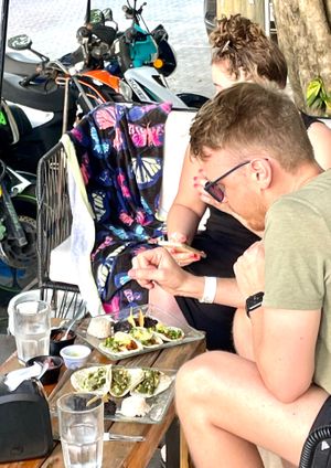 Tacos muy ricos  at La Vieja Escuela in Playa Del Carmen