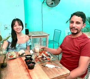 Tacos deliciosos con productos naturales No procesados  at La Vieja Escuela in Playa Del Carmen