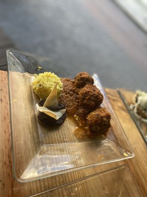 Albóndigas  #Veganuary at La Vieja Escuela in Playa Del Carmen